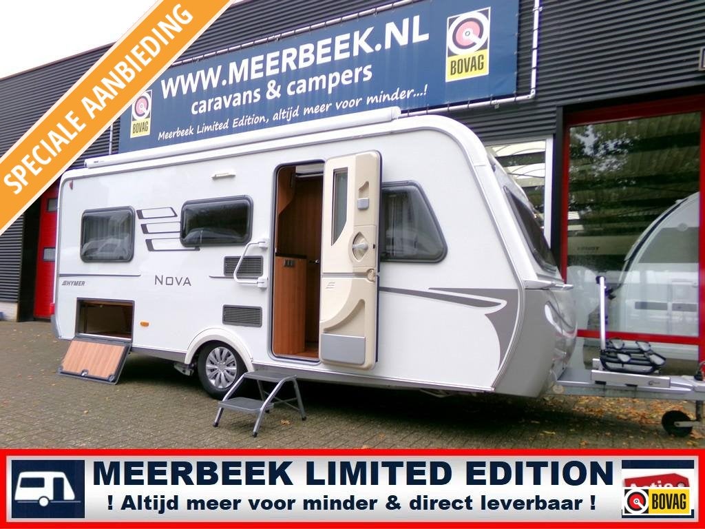 Eriba Nova GL 495 ENKELE BEDDEN +MOVER +LUIFEL +FIETSREK+ETC, Fietsenrek, Rondzit, Particulier, Eriba