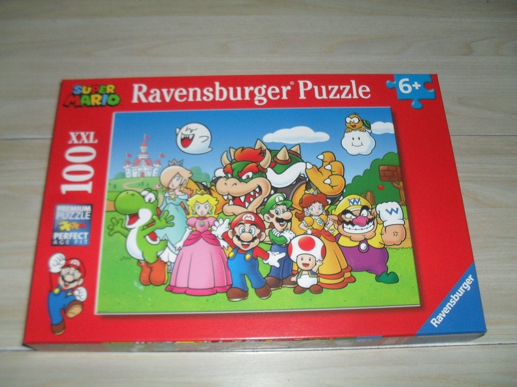 Super Mario puzzle 100 XXL stukken, Ophalen, Minder dan 500 stukjes, Nieuw, Legpuzzel