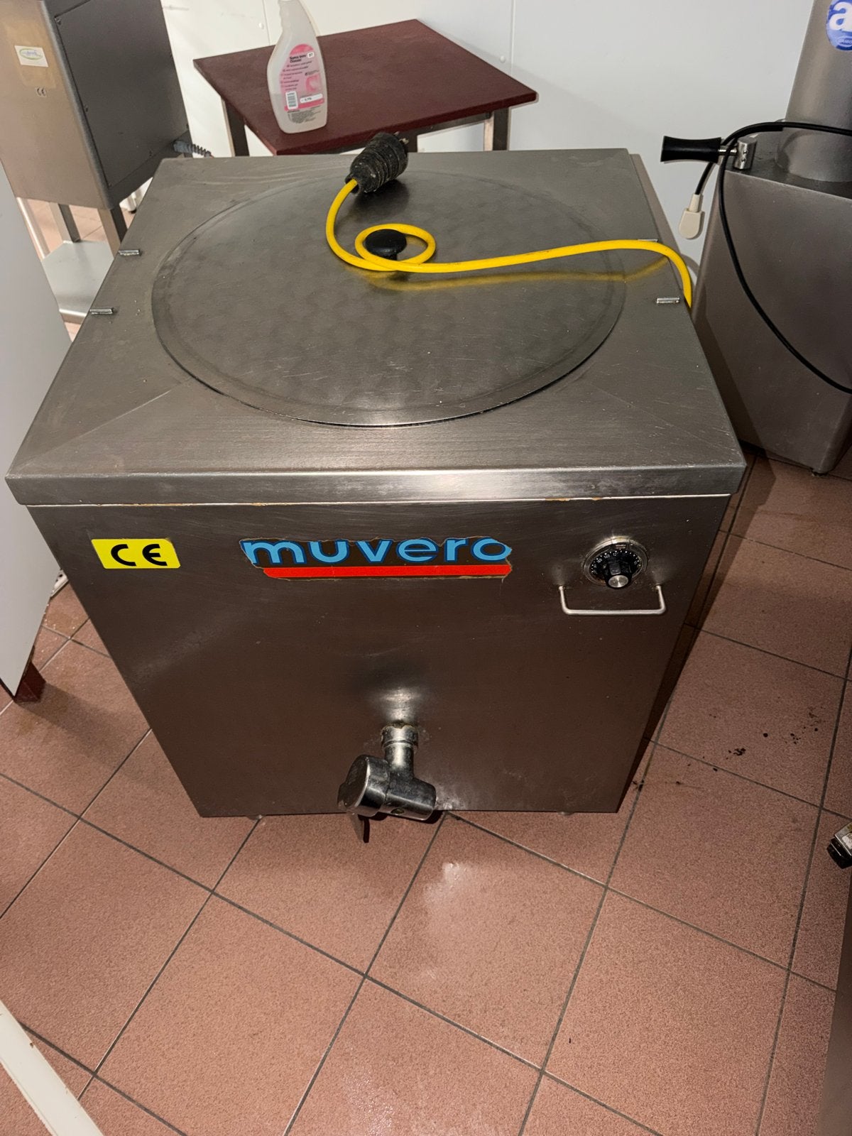 Muvero RVS soepketel 120 liter, Ophalen, Gebruikt