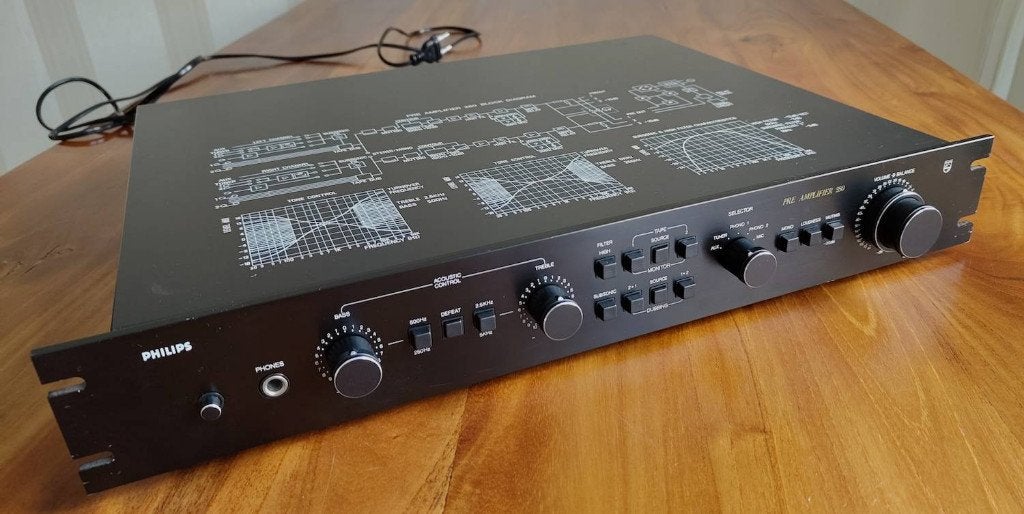 Philips 22AH280 Black Tulip voorversterker, Overige merken, Ophalen of Verzenden, Zo goed als nieuw, Minder dan 60 watt