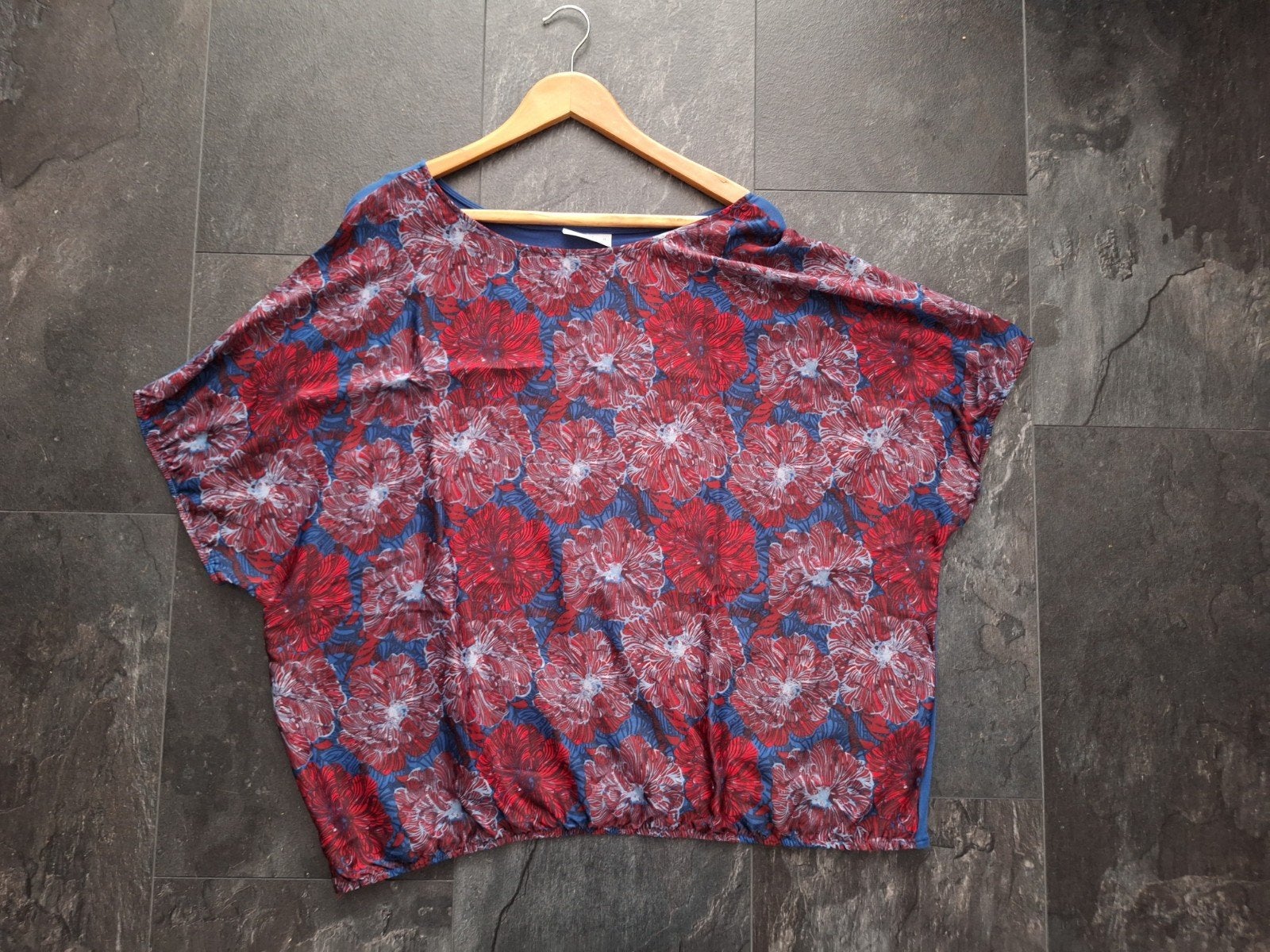 Mooi koel, wijd shirt. Maat XL. Valt ruim., Blauw, Maat 46/48 (XL) of groter, Ophalen of Verzenden, Zo goed als nieuw