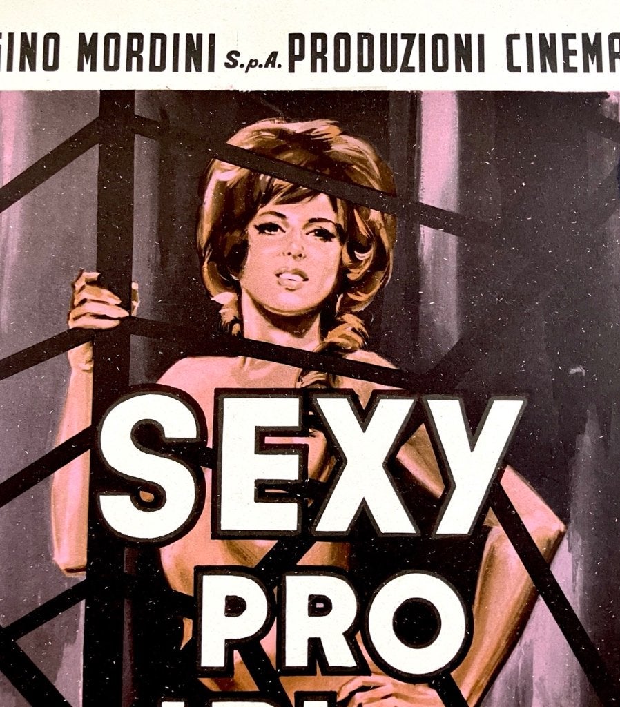 Sexy Proibitissimo (1963) - Striptease Originele filmposter, Verzenden, Gebruikt, A1 t/m A3, Film en Tv