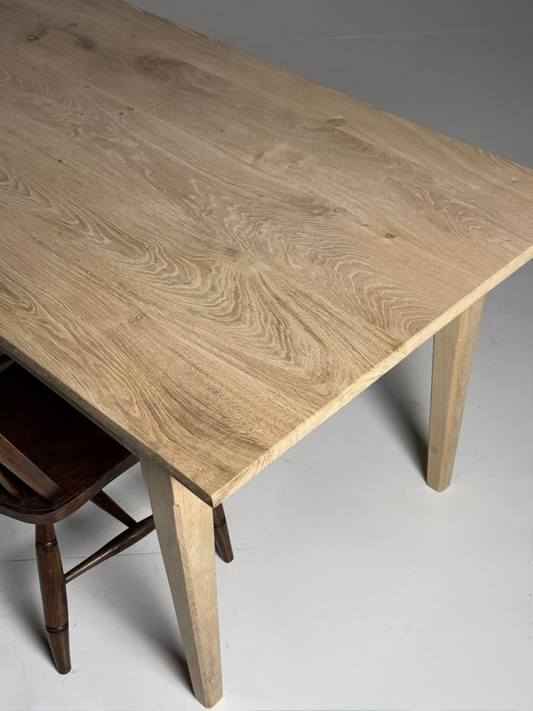 Franse eettafel eiken 250cm, Antiek en Kunst, Antiek | Meubels | Tafels, Ophalen