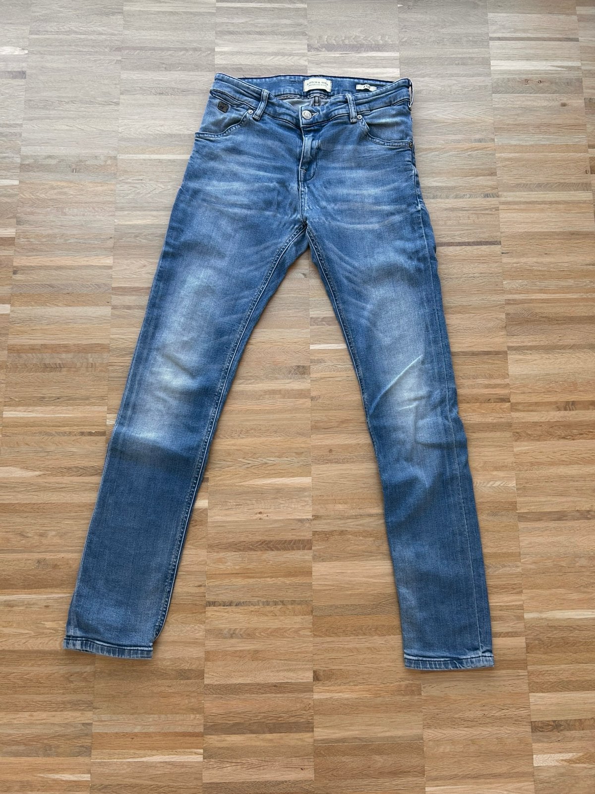 Scotch & Soda Broek Blauw, Ophalen of Verzenden, Zo goed als nieuw, Blauw, W32 (confectie 46) of kleiner