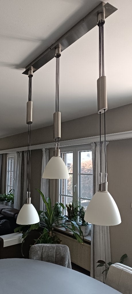 Lampen, Huis en Inrichting, Lampen | Hanglampen, Ophalen, Zo goed als nieuw, Metaal