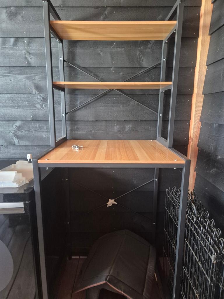 Wasmachine rek/kast, Ophalen, 1200 tot 1600 toeren, Minder dan 85 cm