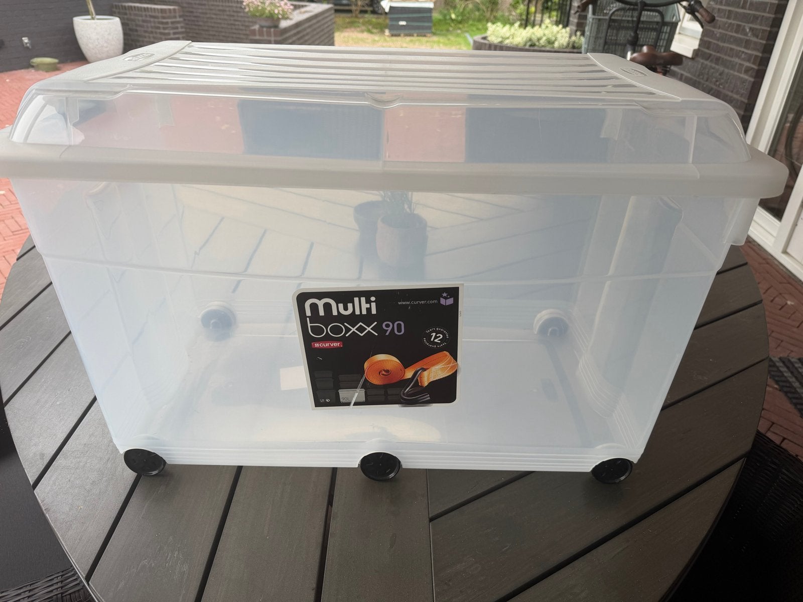 Multi Boxx 90 Opbergbox met wielen, Ophalen, 50 – 75, Kunststof, Gebruikt
