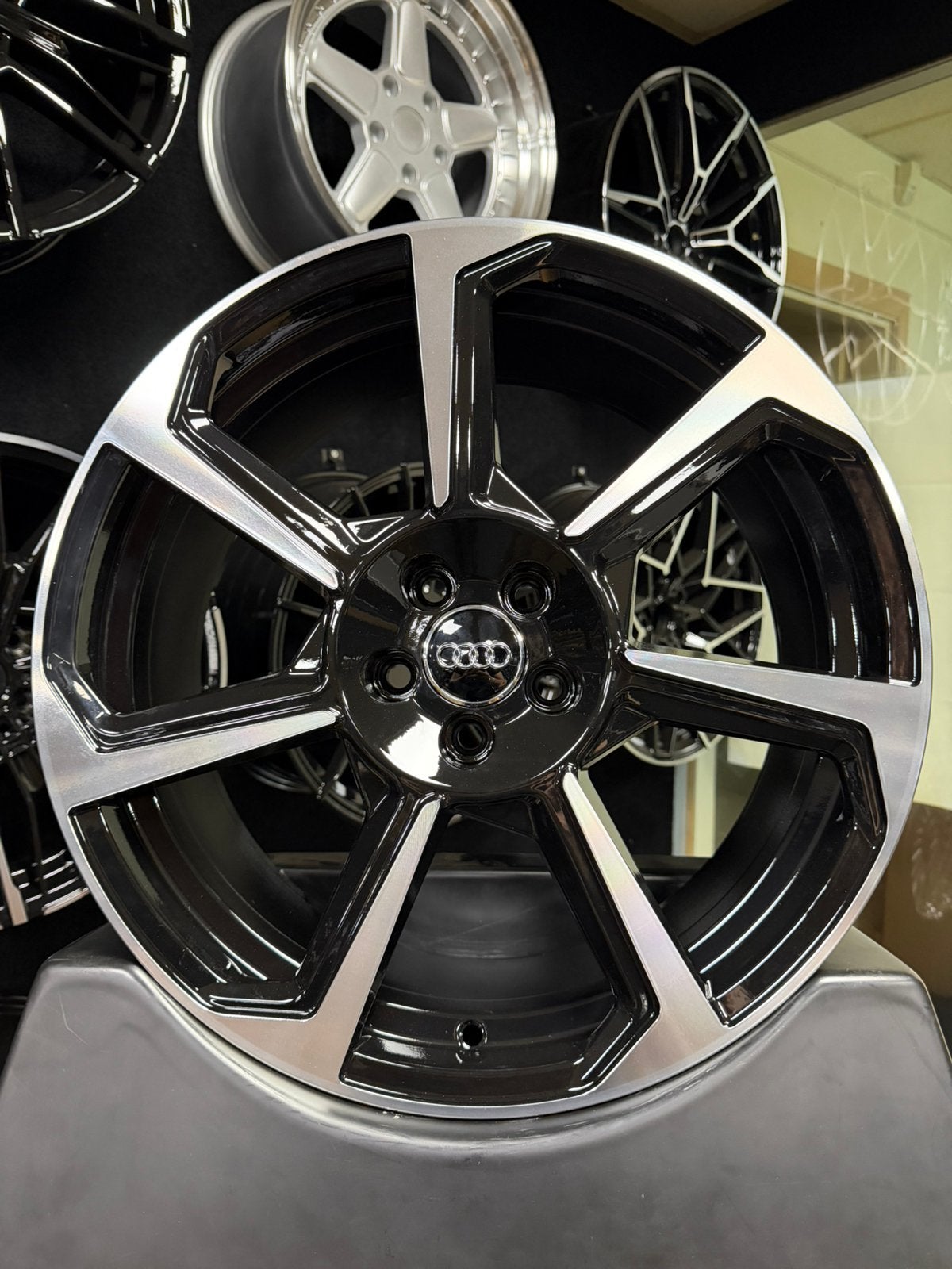 17 inch velgen voor Audi S1 look 5x100 A1 Volkswagen Polo, Auto-onderdelen, Banden en Velgen, Velg(en), Nieuw, 17 inch, Ophalen of Verzenden