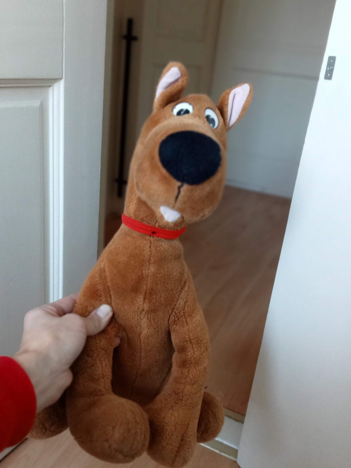Scooby Doo Knuffel - Zo goed als nieuw, Overige merken, Overige karakters, Zo goed als nieuw, Middelgroot (20 tot 80 cm)