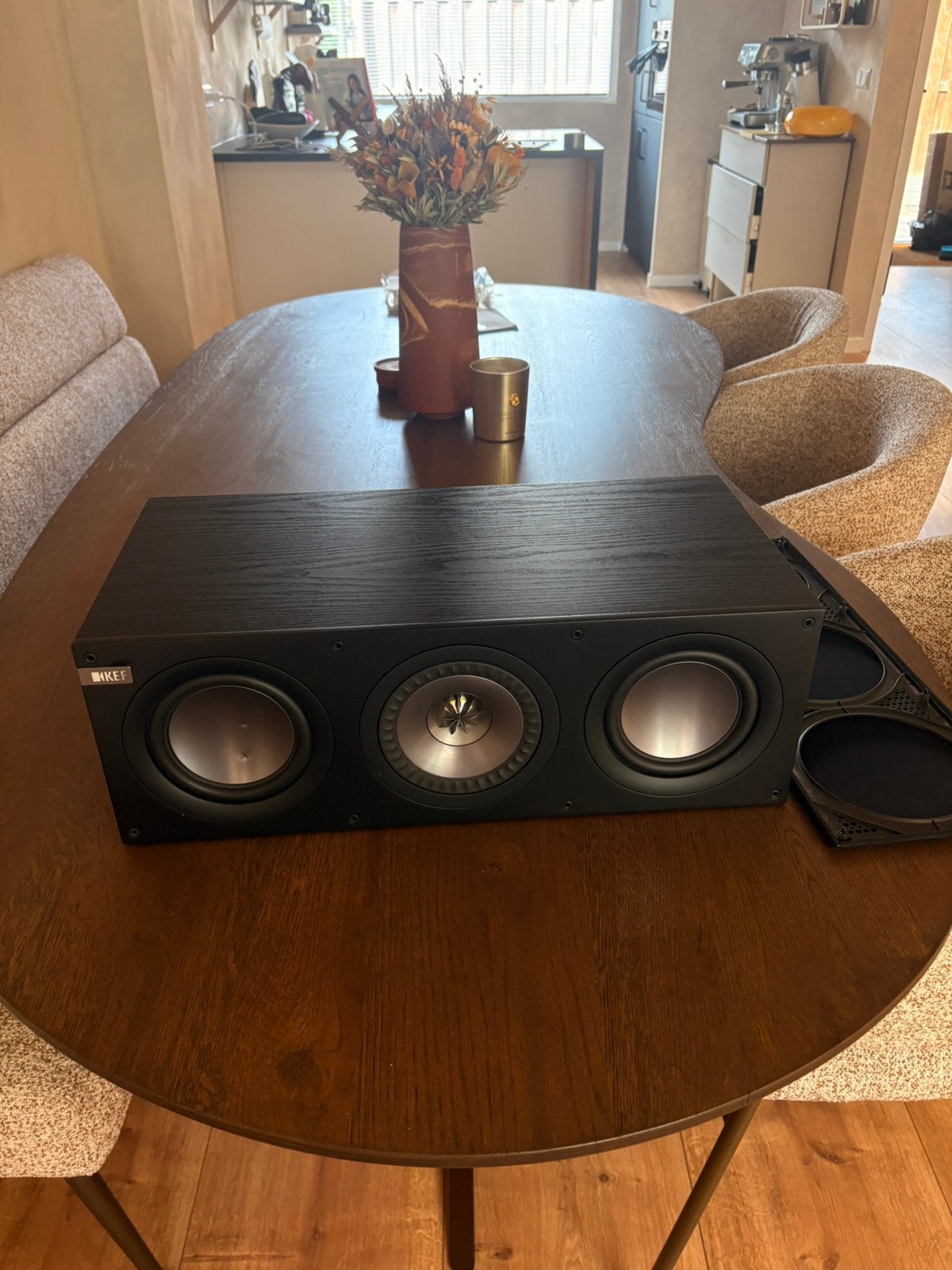 KEF Q200c - gebruikt - zwart - werkt goed, 70 watt of meer, Zo goed als nieuw, 5.1-systeem, Overige spelers