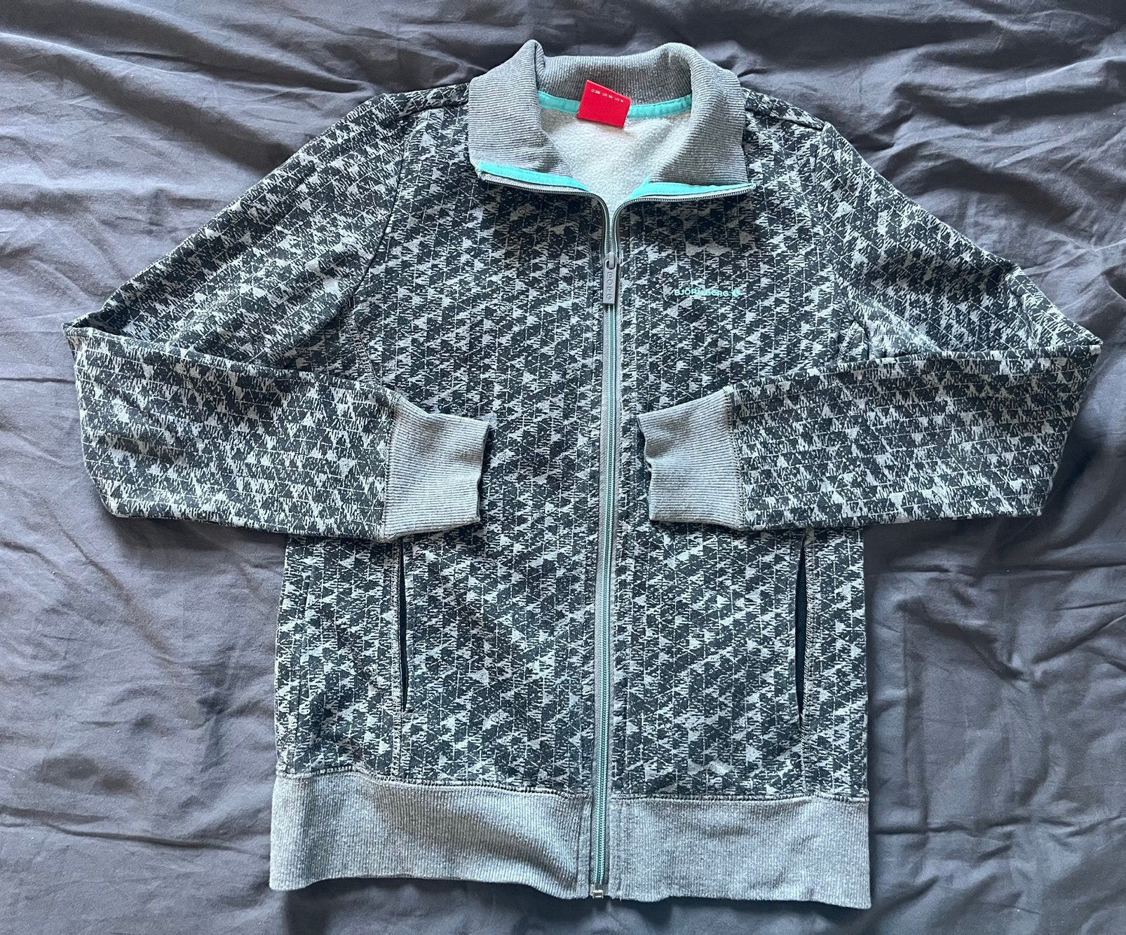 Björn Borg sweatvest – grijs/zwart/turquoise – mt 36 vest, Kleding | Dames, Ophalen of Verzenden, Zo goed als nieuw, Bjorn Borg