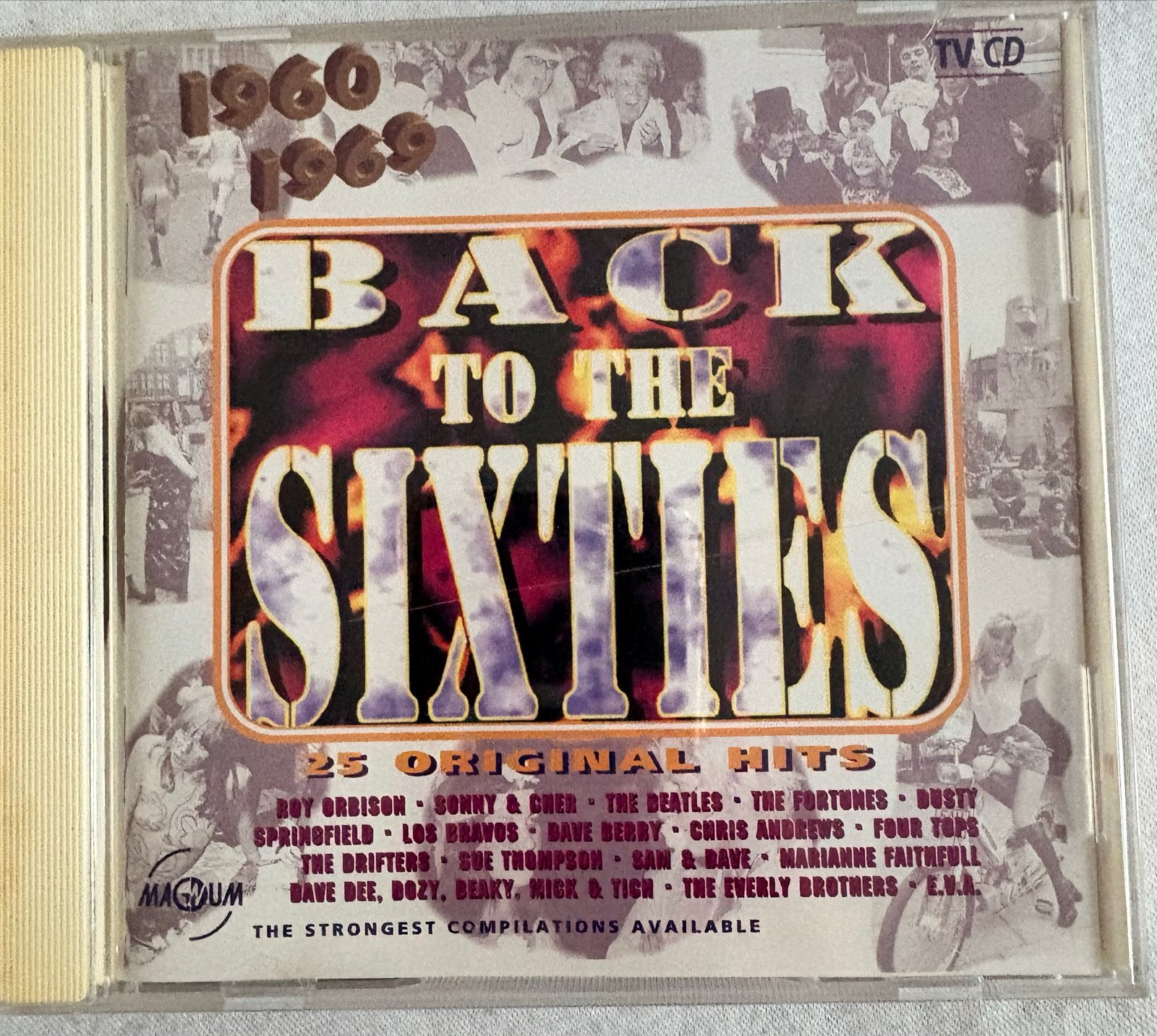 Back to the Sixties - 25 Original Hits CD, Cd's en Dvd's, Gebruikt, Ophalen of Verzenden, Verzamelalbum, Pop
