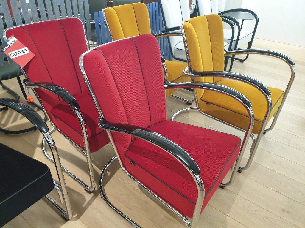 Gispen 412 fauteuils OUTLET SHOW/BEURS MODELLEN, Ophalen, Zo goed als nieuw, Stof, 50 tot 75 cm