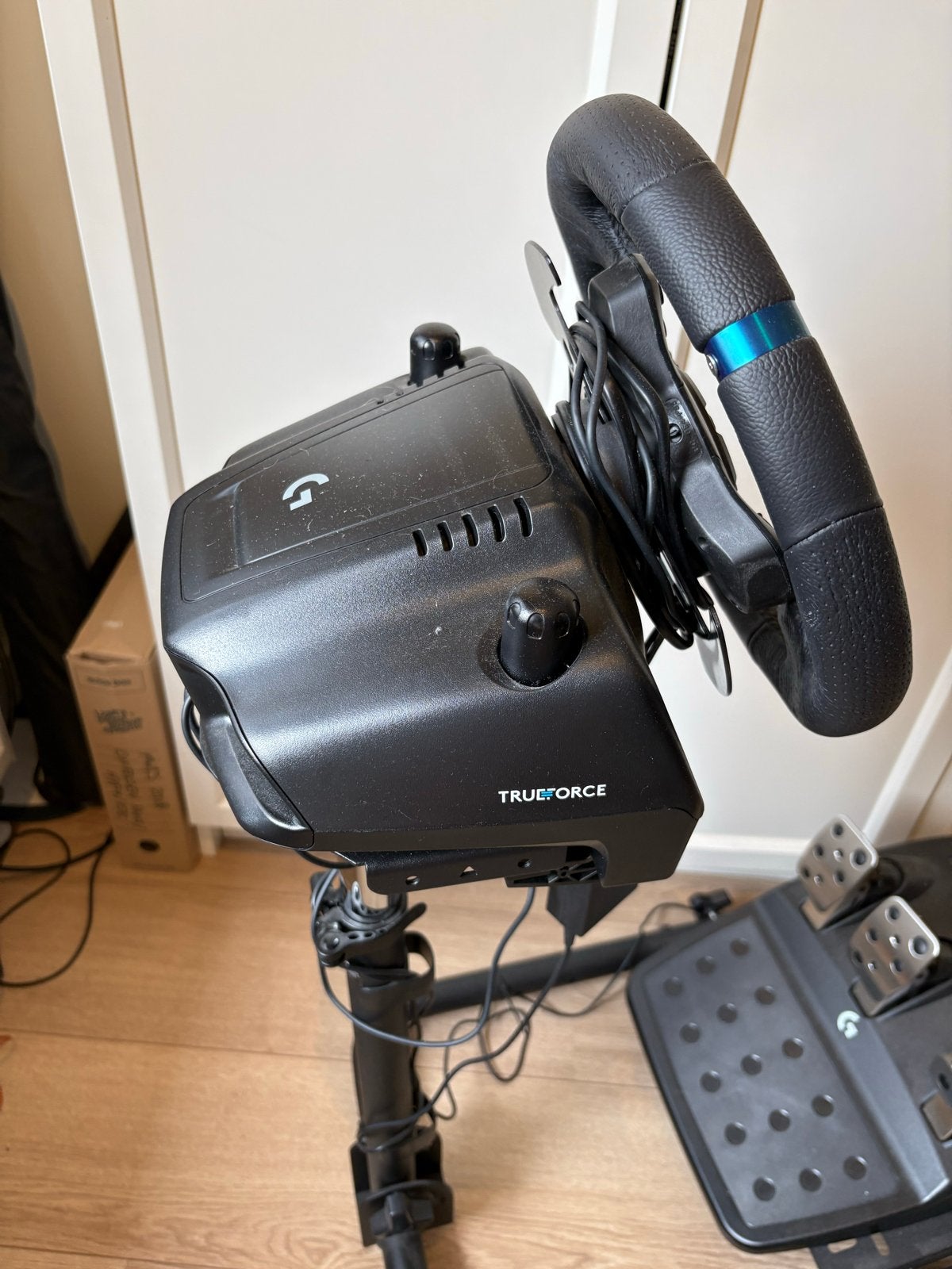 Logitech G923 racestuur met pedalen, Ophalen, Racestuur, Force feedback, Zo goed als nieuw