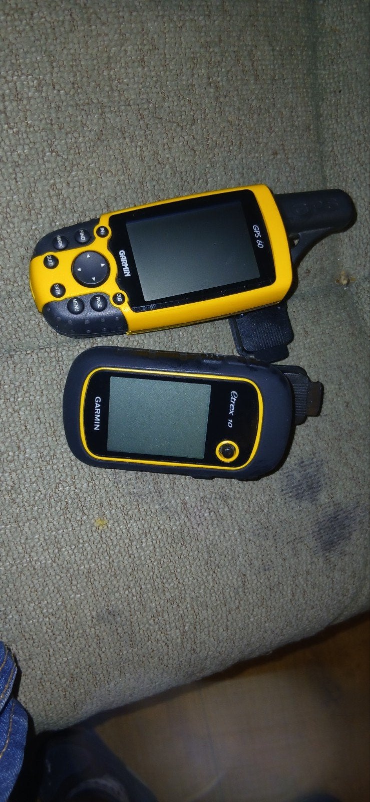 Garmin GPS 60 en Garmin eTrex 10 navigatiesystemen, Ophalen of Verzenden, Gebruikt