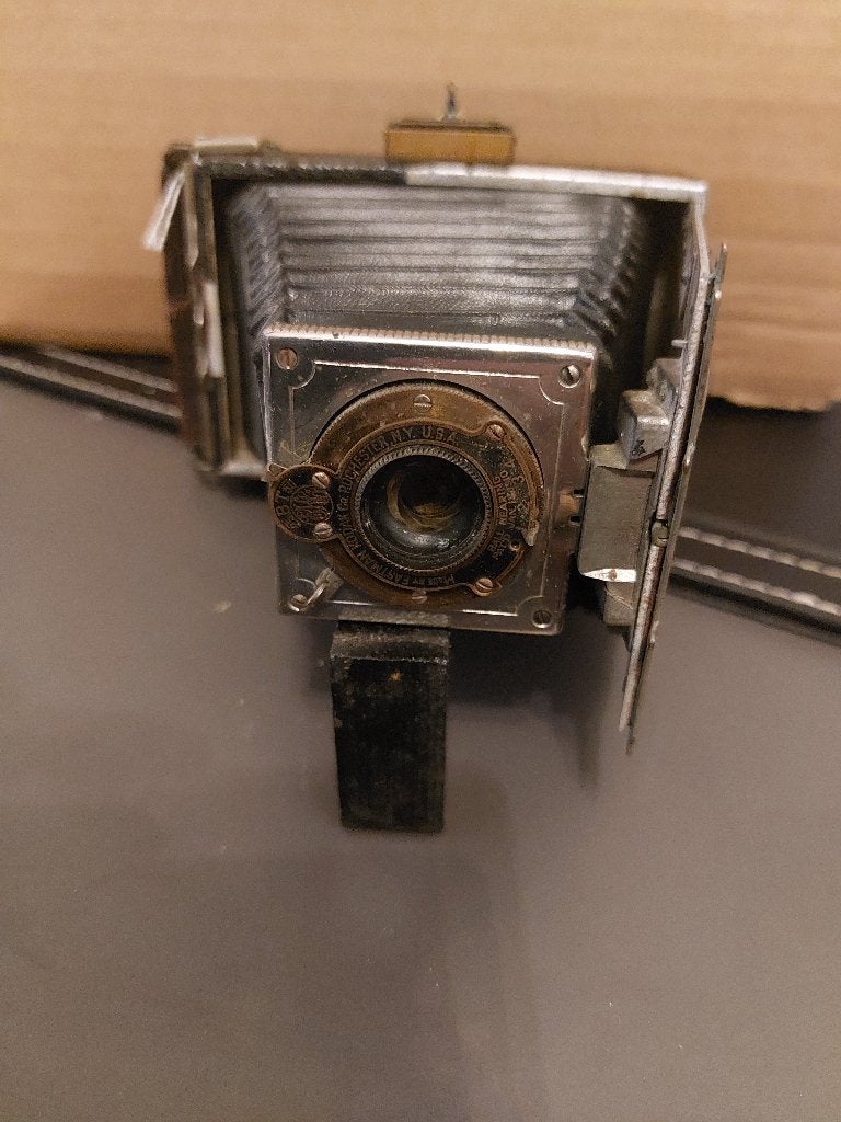 Antieke Eastman Kodak Premoette vouwcamera (32), Verzamelen, Fotografica en Filmapparatuur, Ophalen of Verzenden, Voor 1940, Fototoestel