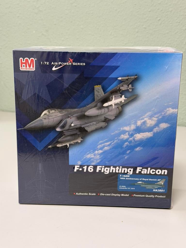 Hobby Master F-16AM Fighting Falcon 1:72 HA3881 Nieuw F16, Hobby en Vrije tijd, Modelbouw | Vliegtuigen en Helikopters, Nieuw