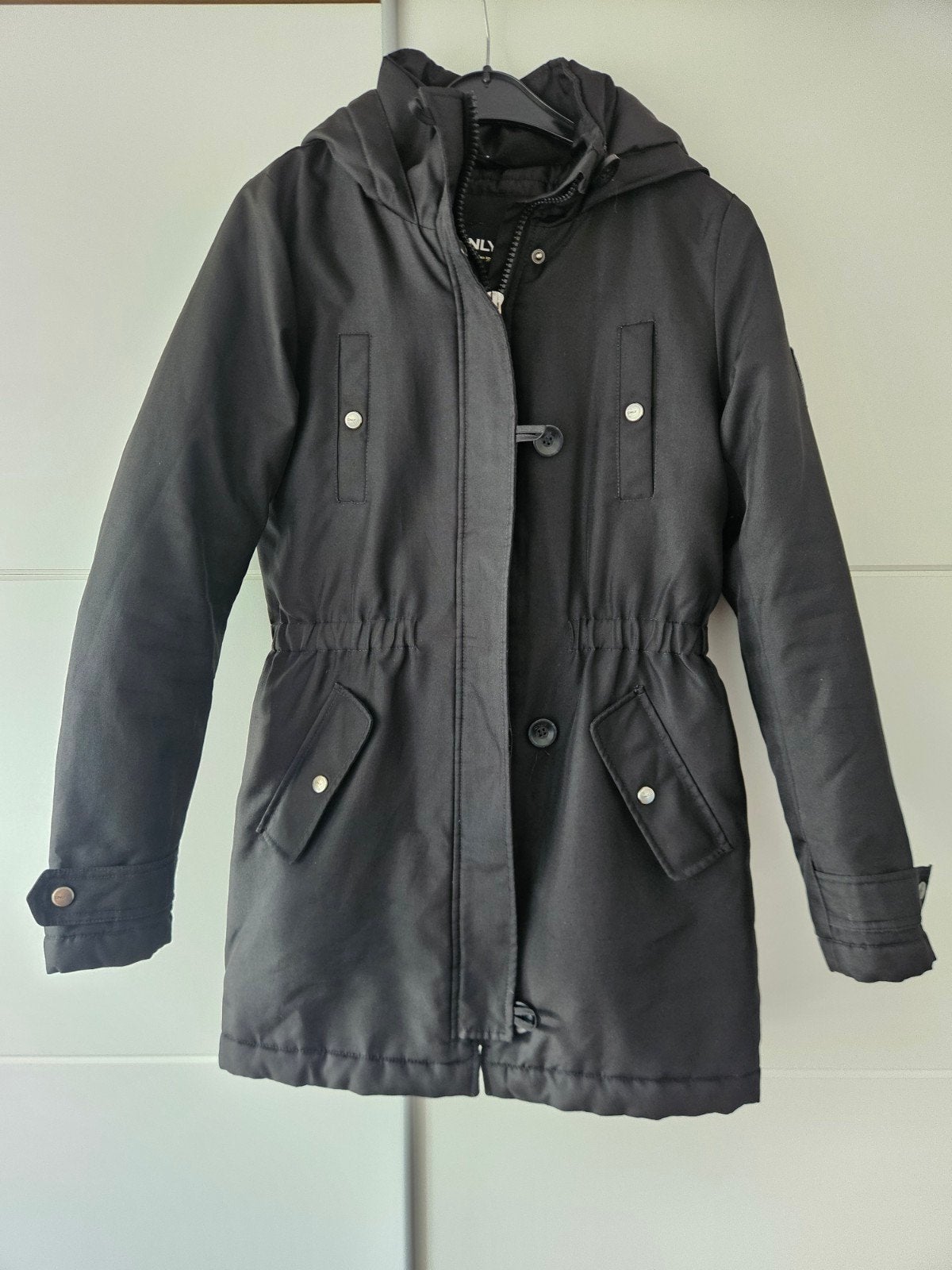 Only Parka Iris maat xs, Kleding | Dames, Only, Zwart, Ophalen of Verzenden, Zo goed als nieuw