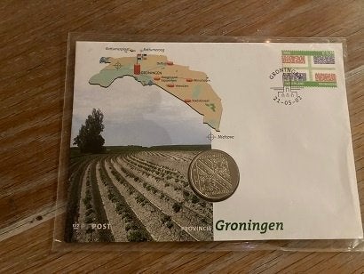 Provincie Goningen munt, uitgegeven in 2002., Postzegels en Munten, Munten | Nederland, Ophalen of Verzenden, Vóór koninkrijk