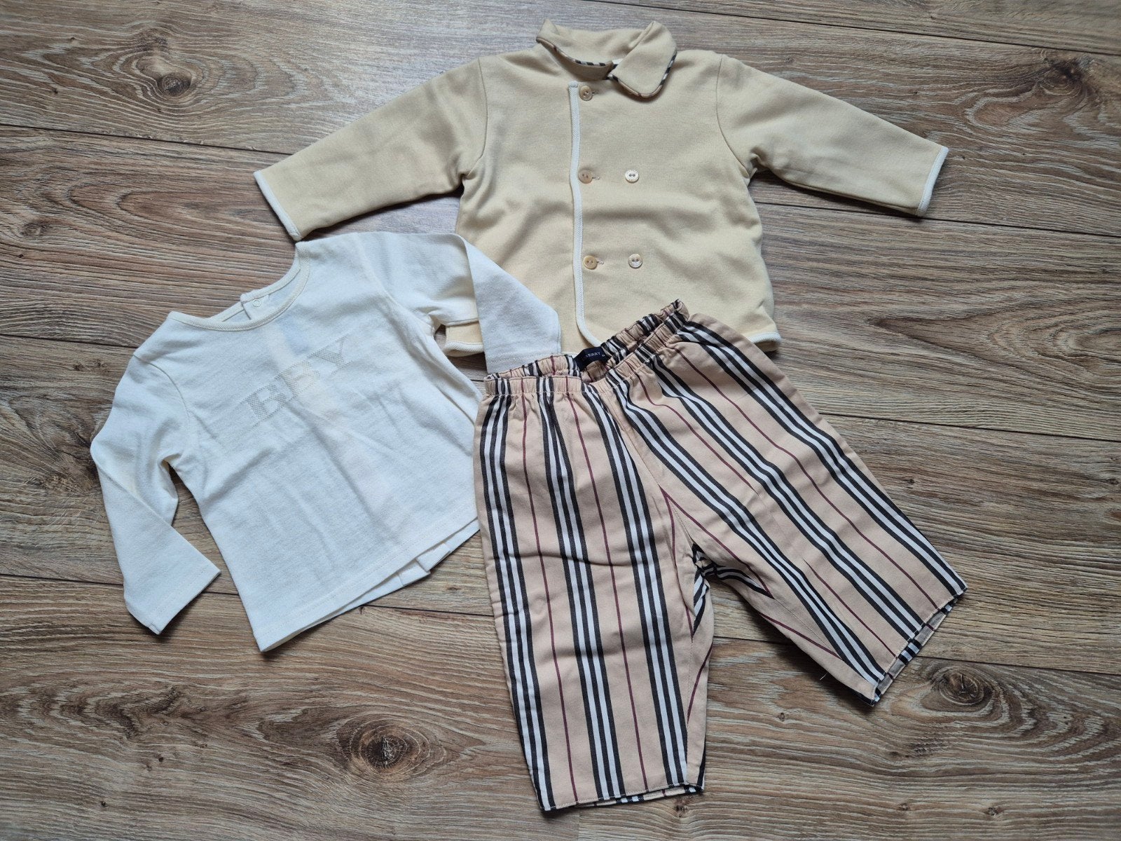 Burberry complete set maat 68 nieuw, Nieuw, Ophalen of Verzenden, Setje, Jongetje