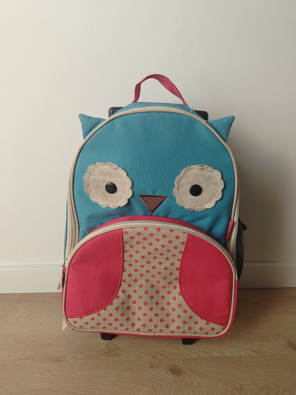 Skip Hop Uil Trolley Rugzak - Kinderkoffer op Wieltjes, Ophalen, Gebruikt, Blauw, Overige merken