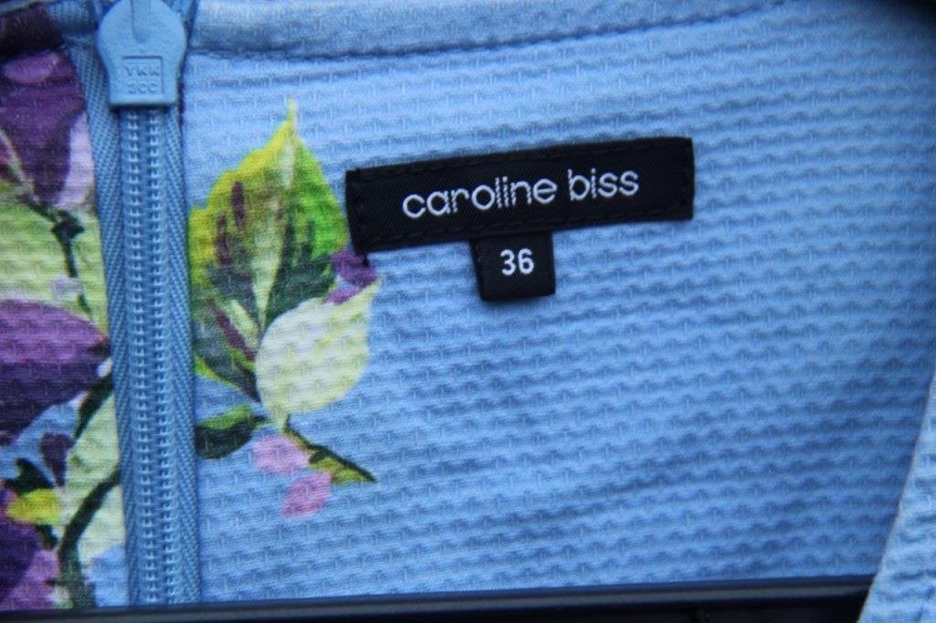Jurk blauw/ kleur Caroline Biss mt 36 Vaste prijs, Blauw, Ophalen of Verzenden, Zo goed als nieuw, Maat 36 (S)