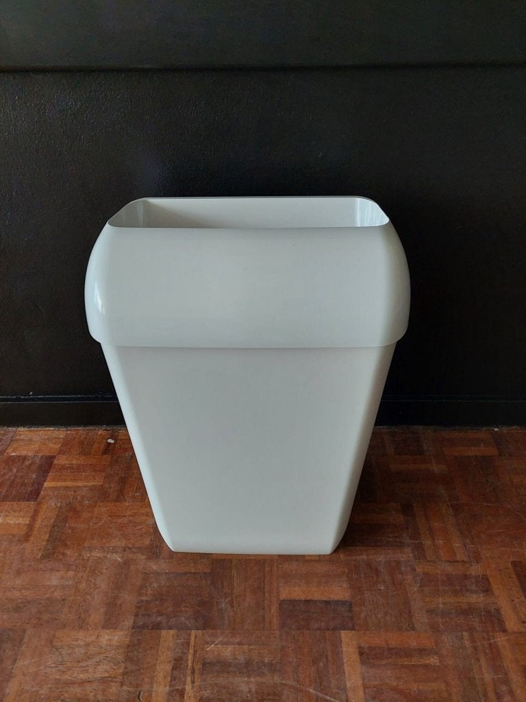 Quartz afvalbak 43 liter met muurbevestiging set wit - nieuw, 40 liter of meer, Ophalen, Nieuw, Kunststof