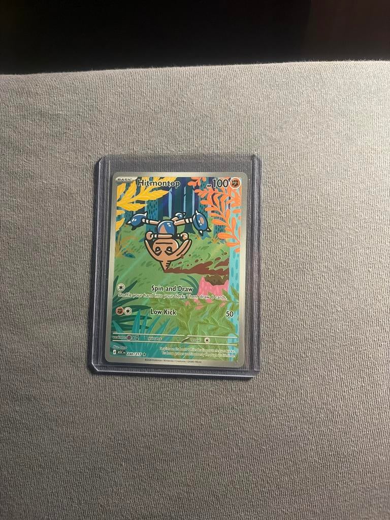 Hitmontop 240 Pokémon kaart, Ophalen of Verzenden, Zo goed als nieuw, Losse kaart