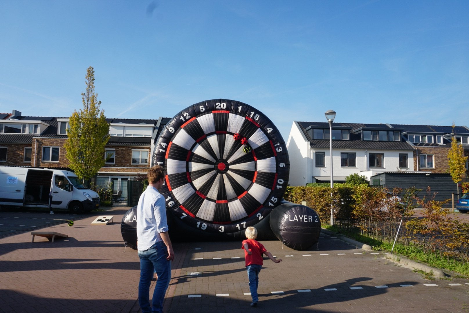 Voetbal dartbord te huur🎯, Ophalen of Verzenden, Zo goed als nieuw, Overige