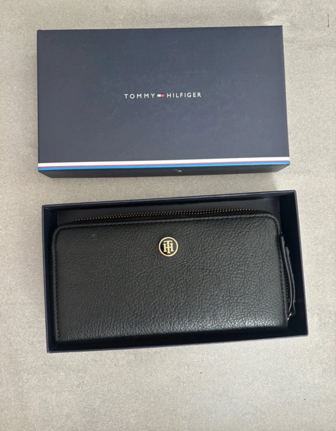 Portemenee Tommy Hilfiger, Ophalen of Verzenden, Zo goed als nieuw, Zwart