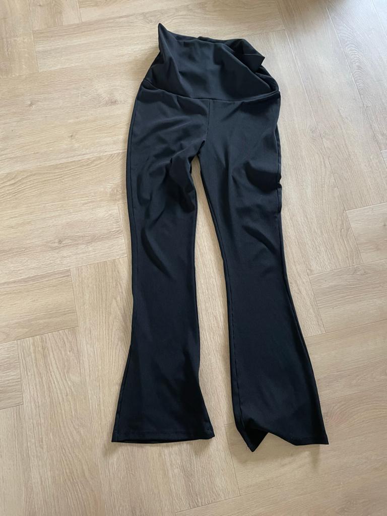 Prenatal Flared Zwangerschapsbroek/legging Zwart Maat L, Kleding | Dames, Positiekleding, Zwart, Maat 42/44 (L), Ophalen of Verzenden