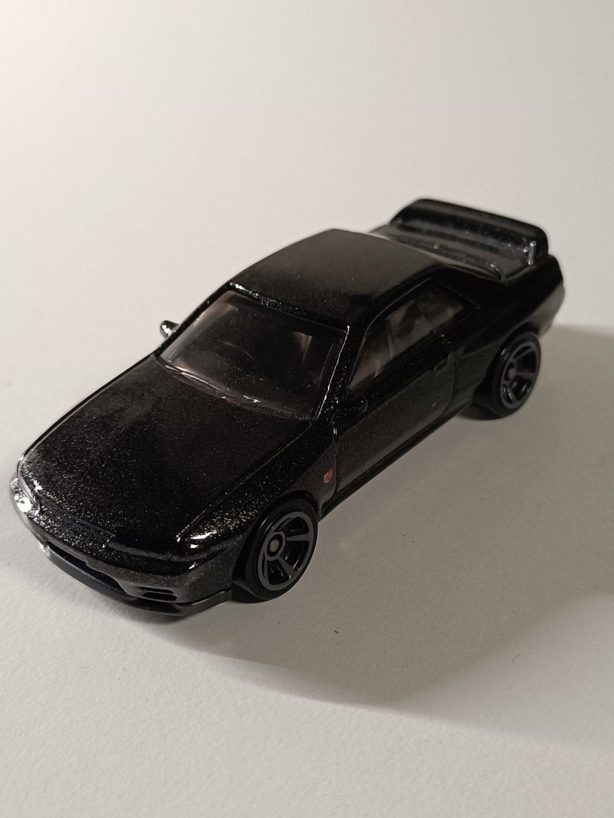 Hot Wheels Nissan Skyline GT-R (R32) Zwart, Ophalen of Verzenden, Zo goed als nieuw, Auto