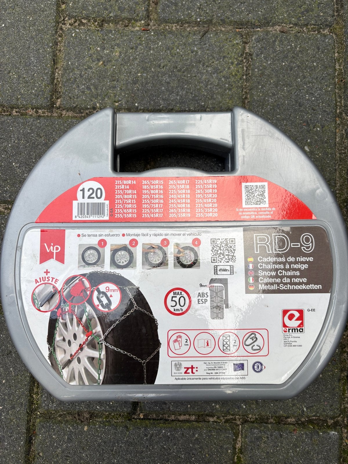 VIP RD-9 Sneeuwkettingen - Diverse maten, Ophalen of Verzenden, Nieuw