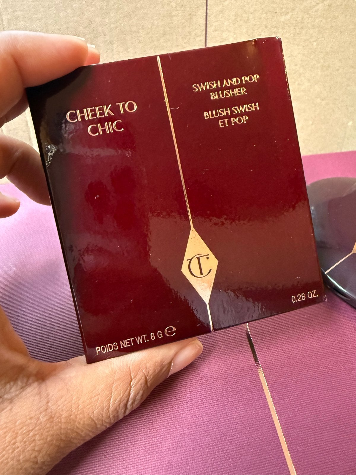 Charlotte Tilbury Cheek to Chic Blush - Ecstasy, Wangen, Oranje, Ophalen of Verzenden, Zo goed als nieuw