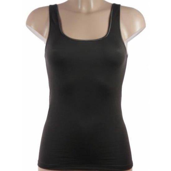 scholler dames hemd 46, modal hemd zwart 46, Zwart, Zo goed als nieuw, Scholler, Shirt of Top