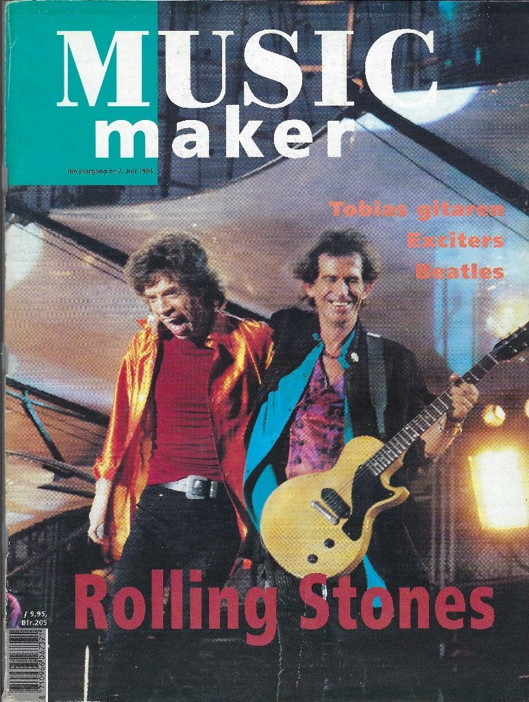 Music Maker - MAGAZINE - met The Rolling Stones (+ Beatles), Ophalen of Verzenden, Gebruikt, Boek, Tijdschrift of Artikel