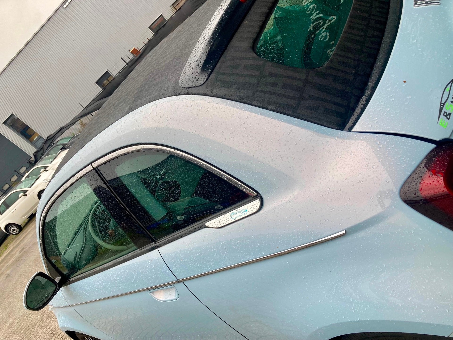 Fiat 500 C e La Prima 42 kWh Cabrio *camera *carplay *cruise, Auto's, Gebruikt, 118 pk, Cabriolet, Leder