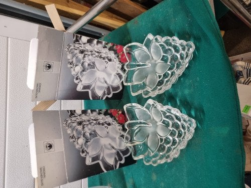 schalen walther glas in de vorm van druiven 2 stuks, Ophalen of Verzenden, 'T Olde Gre-j, Info@toldegrej.nl, Endepoelstraat 20f Didam