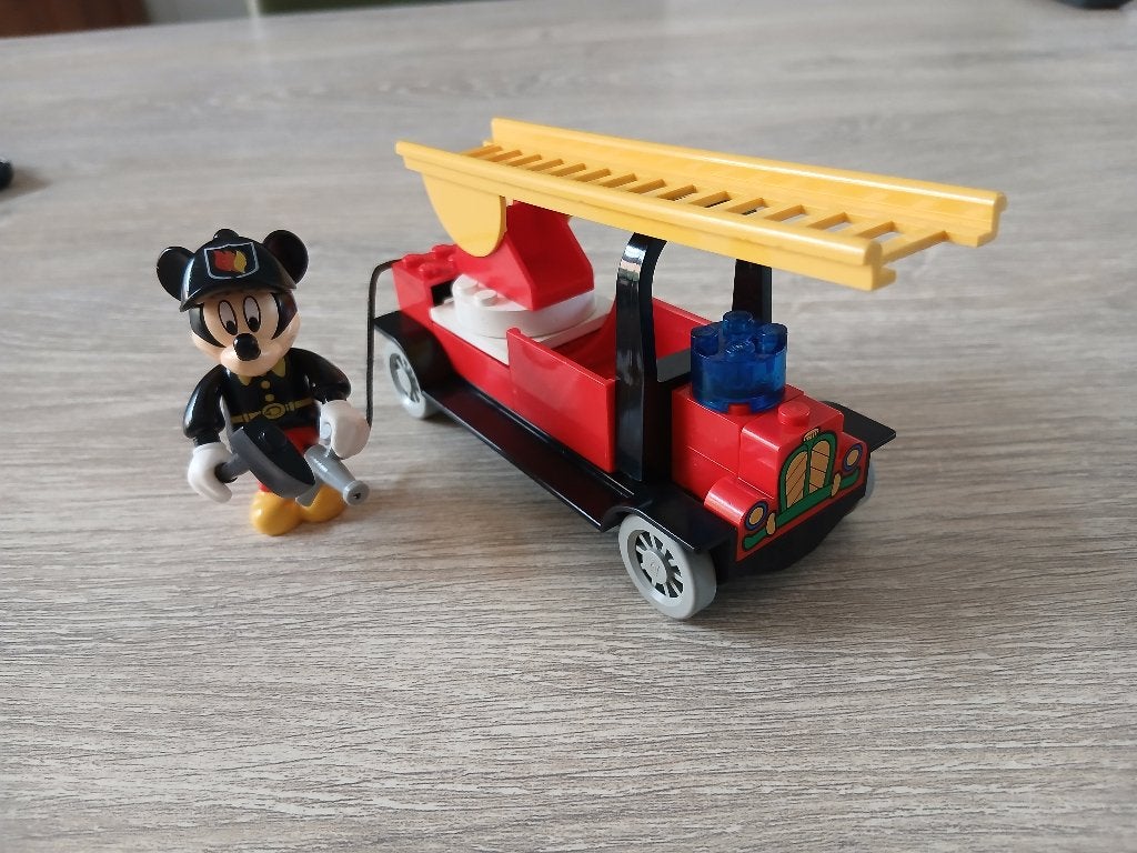 Lego 4164 Mickey's Fire Engine, Ophalen of Verzenden, Gebruikt
