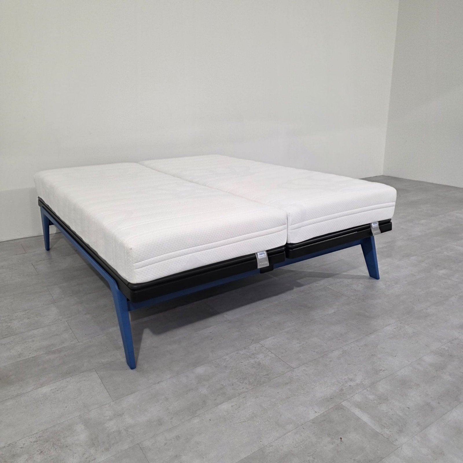 Auping Original Bed 160x200 + Auping Matrassen, Blauw, ., Tweepersoons, Ophalen of Verzenden