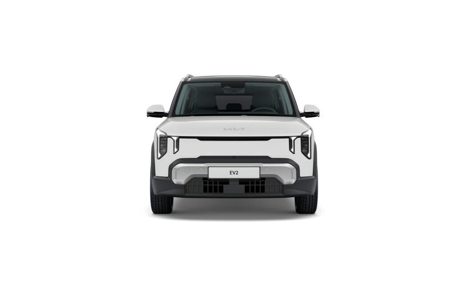 Kia EV2 Plus Advanced 42.2 kWh 4p. | Glazen schuif-/kantelda, Auto's, Stof, 4 stoelen, Wit, Nieuw