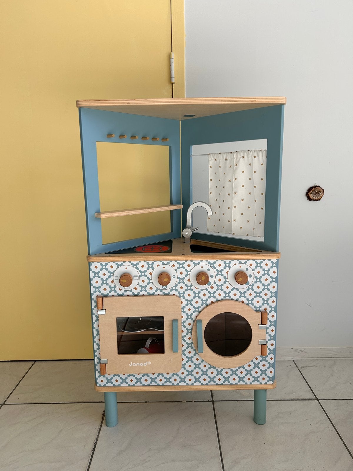Janod Houten Speelkeuken - Zo goed als nieuw, Ophalen, Zo goed als nieuw, Hout, Speelkeuken