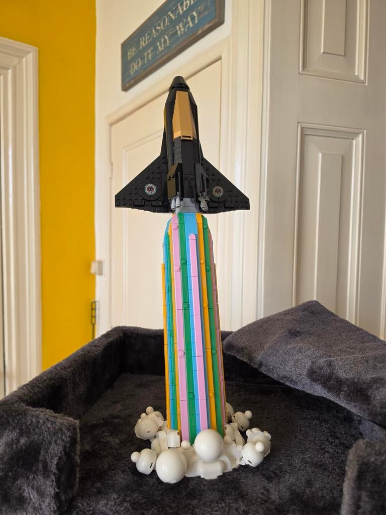 Spaceshuttle LEGO, Ophalen of Verzenden, Zo goed als nieuw, Complete set, Lego