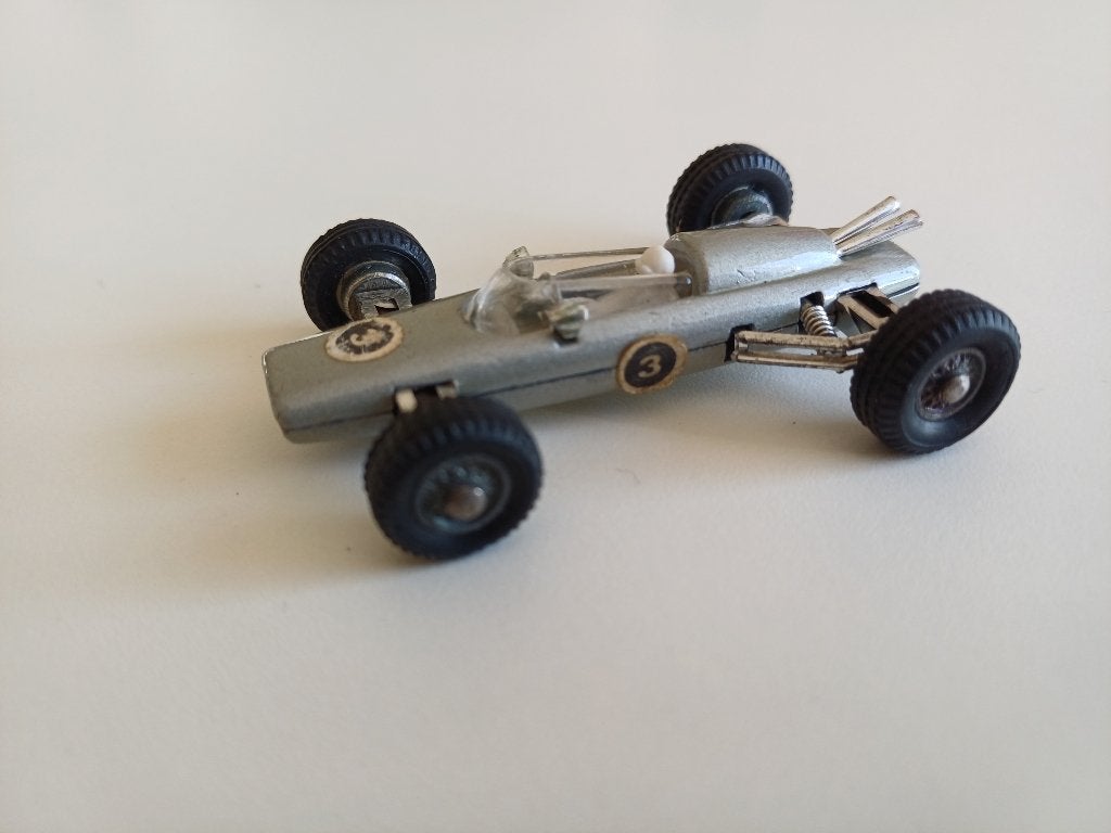 Zilver penny toys racewagen in mooie staat zie alle foto's, Ophalen of Verzenden