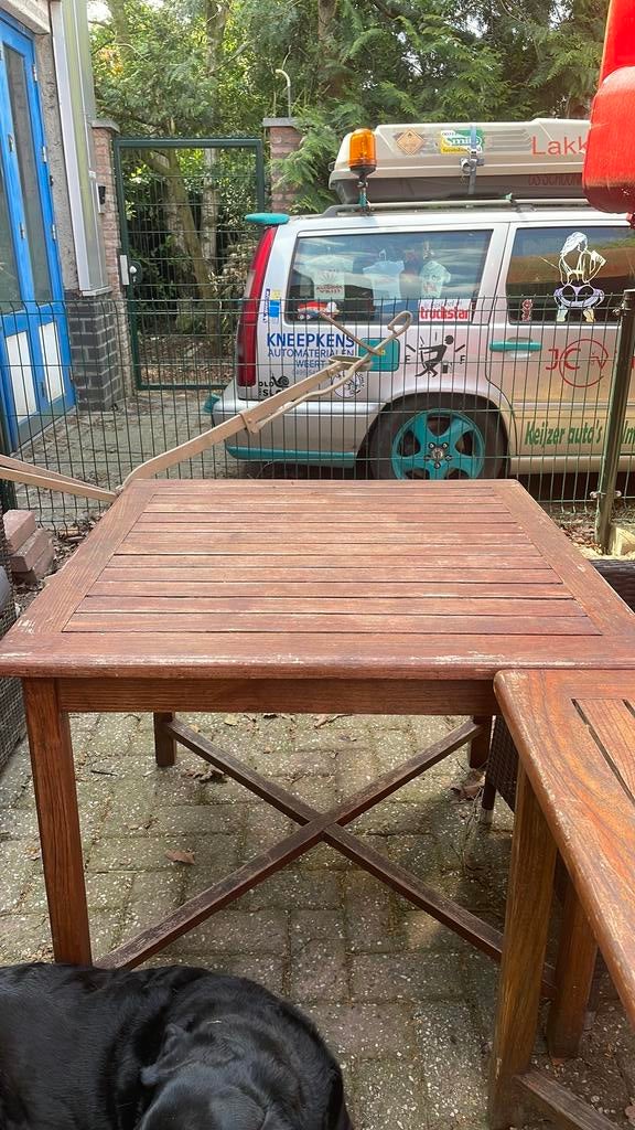 Tuintafel, Tuin en Terras, Tuintafels, Ophalen of Verzenden, Zo goed als nieuw, Rechthoekig
