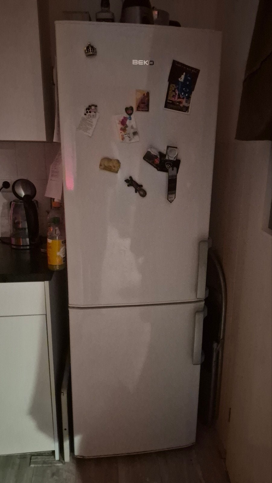 Beko koelkast met vriesvak – Ideaal voor studenten / schuur, Ophalen, Gebruikt, 200 liter of meer, 60 cm of meer