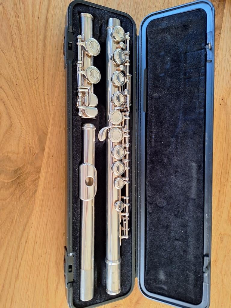 Yamaha dwarsfluit 211, Ophalen, Gebruikt, Dwarsfluit, Met koffer of tas