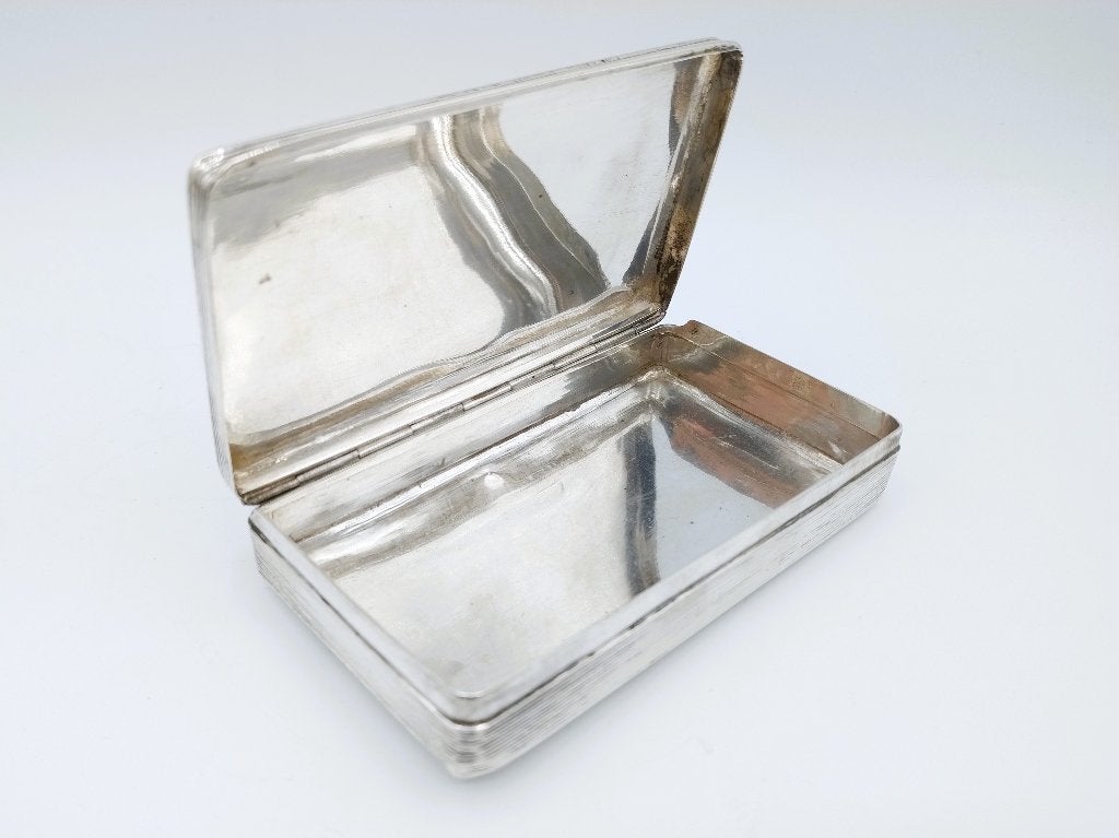 Zilveren tabaksdoos, H. Kuilenburg, Schoonhoven, 1833, Antiek en Kunst, Antiek | Goud en Zilver, Verzenden, Zilver