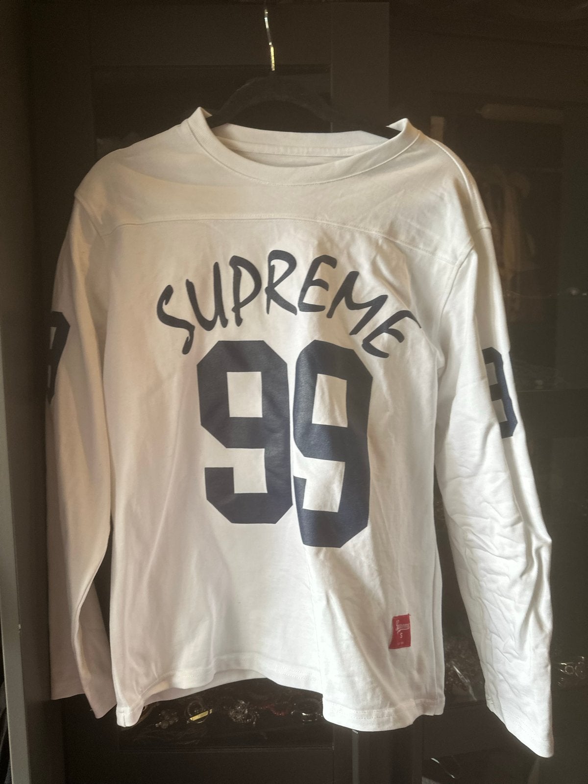 Supreme 99 Football Jersey - Maat S, Ophalen of Verzenden, Zo goed als nieuw, Maat 46 (S) of kleiner, Wit