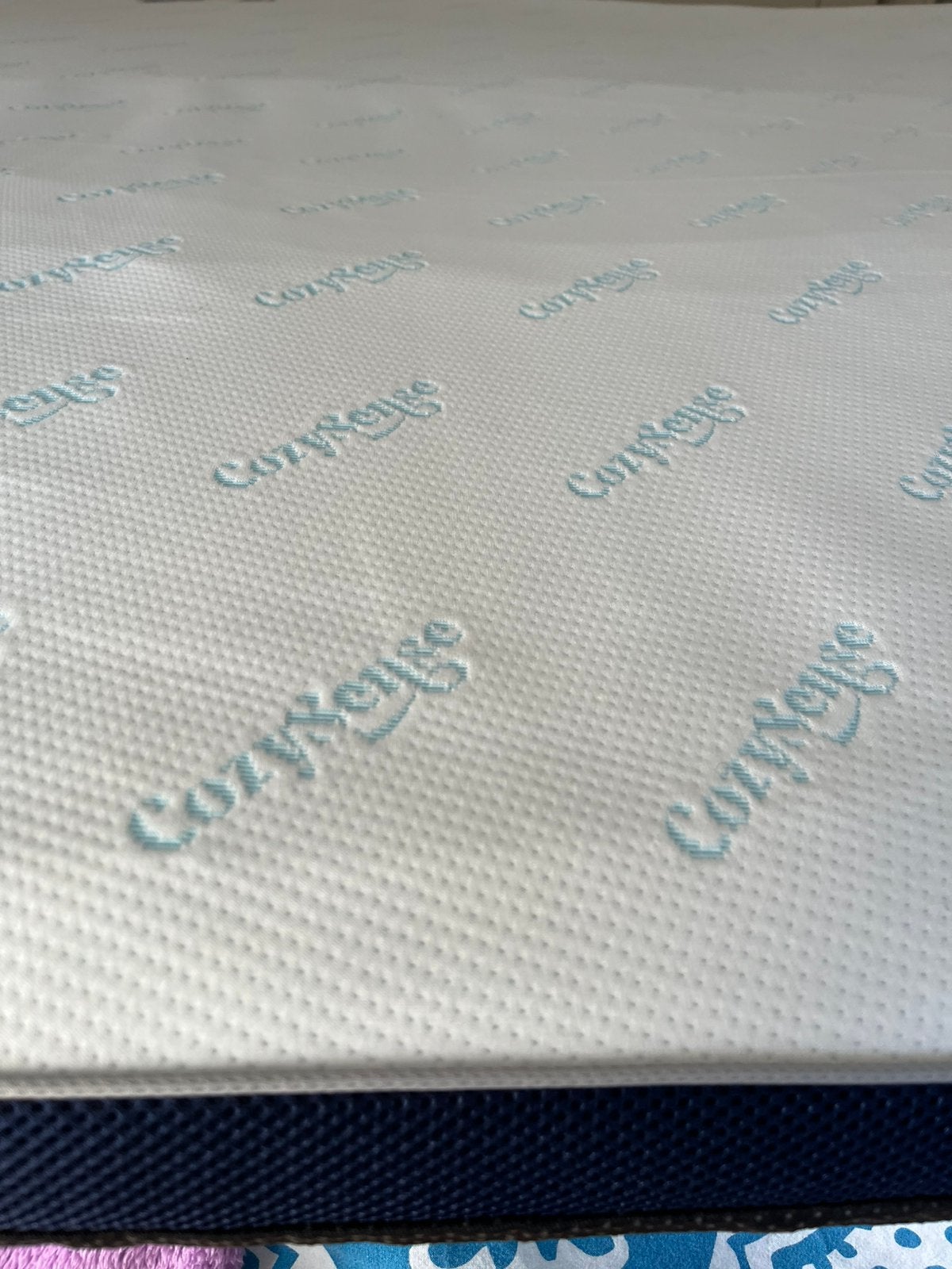 Toppermatras CozySense Dualfeel met koele & warme kant, Ophalen, Wit, Tweepersoons, Zo goed als nieuw